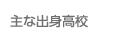 在寮生の在籍大学・出身高校